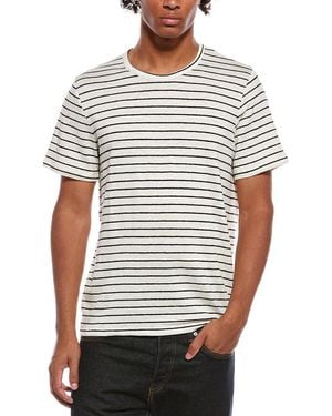 Onia Stretch Linen-Blend Crewneck T-Shirt - White
