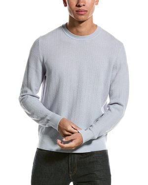 Theory Wool-Blend Crewneck Jumper - Grey