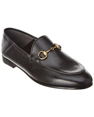 Gucci Brixton Horsebit Leather Loafer - Black