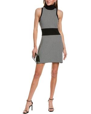 Toccin Shelby Mock Neck Mini Dress - Black