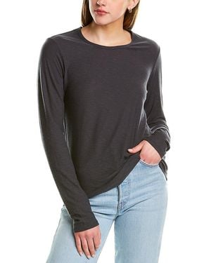 James Perse Crew Neck Long Sleeve T-shirt - Multicolor
