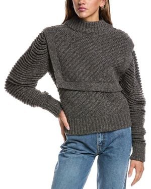 IRO Jalya Wool & Alpaca-Blend Sweater - Gray