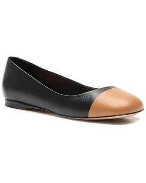 Vicenza Cali Leather Ballerina - Black