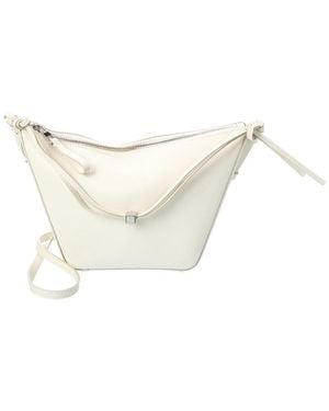 Loewe Hammock Mini Leather Hobo Bag - Natural