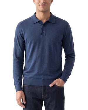 RAFFI Jersey Polo Jumper - Blue