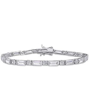 Rina Limor Cz Tennis Bracelet - White