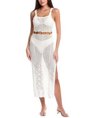 Surf Gypsy Crochet Maxi Dress - White