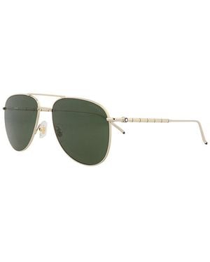 Montblanc Mb0311S 58Mm Sunglasses - Green
