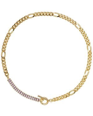 Eye Candy LA Cz Hannah Necklace - Metallic
