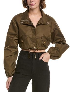 Hudson Jeans Grace Ann Cropped Jacket - Brown