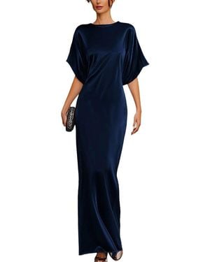 Tedora Maxi Dress - Blue