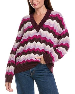 Missoni Oversized Wool-Blend Jumper - Red