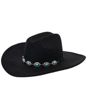 Frye Felt Cattleman's Crease Cowboy Hat - Black