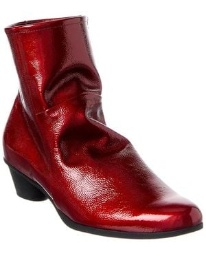Arche Cynaba Leather Bootie - Red