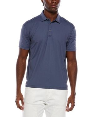 Vintage 1946 Jacquard Lurex Polo Shirt - Blue