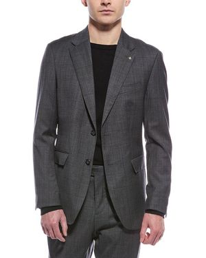 Scotch & Soda Wool-Blend Modern Fit Jacket - Grey