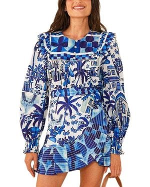 FARM Rio Rio Blouse - Blue