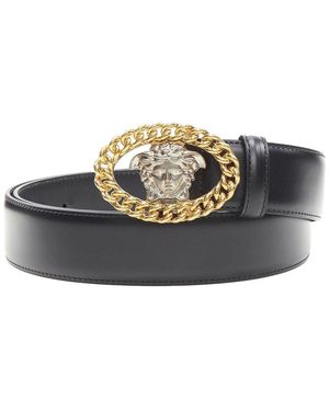 Versace Runway Medusa Chain Belt (Authentic Pre-Loved) - Grey
