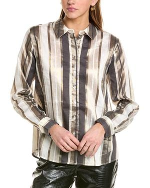 Cami NYC Malta Linen-Blend Top - Natural