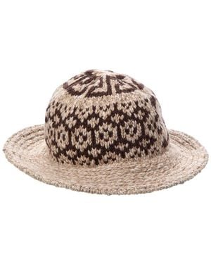 Celine Wool Cloche Hat - Natural