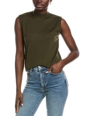 Co. Cashmere Shell Tank - Green