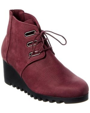Arche Larela Leather Bootie - Purple