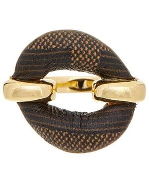 Fendi Filo Leather Ring - Multicolor