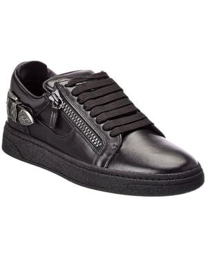 Giuseppe Zanotti Gz/94 Leather Trainer - Black