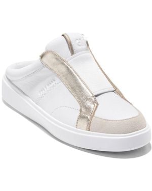 Cole Haan Coaster Leather Mule Trainer - White