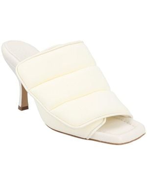 Gia Borghini Couture Leather Sandal - White