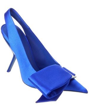 Ferragamo Erica Satin Slingback Pump - Blue