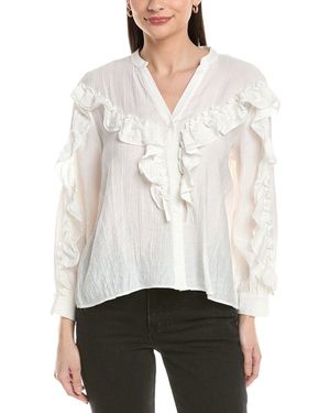 To My Lovers Crinkle Blouse - White