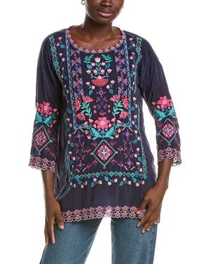 Johnny Was Brixley Tunic - Blue