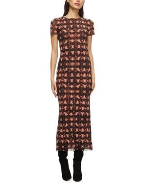 MISA Los Angles Vanessa Dress - Brown