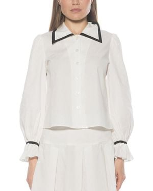 Alexia Admor Shannah Blouse - White