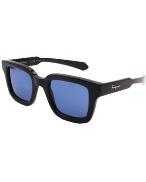 Ferragamo 48Mm Sunglasses - Blue