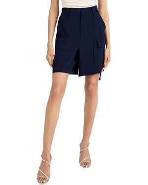 Cinq À Sept Crepe Odilia Short - Blue