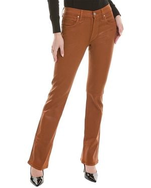 Hudson Jeans Barbara Caramel Café High-Rise Baby Bootcut Jean - Brown