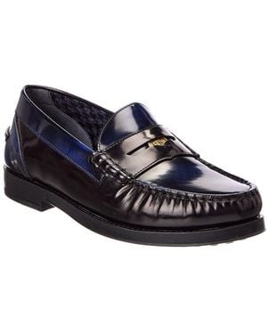 Tod's Leather Loafer - Blue