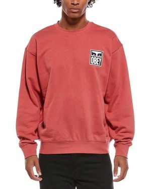 Obey Crewneck Sweatshirt - Red