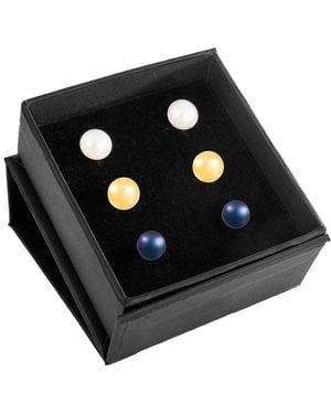 Splendid 7-8Mm Pearl Studs - Black