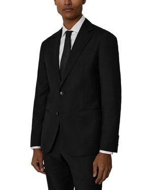 Reiss Aspire Notch Plain Wool Blazer - Black