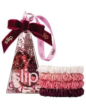 Slip Pure Silk Skinny Scrunchie Ornament - Red