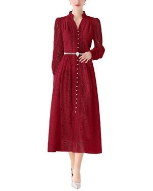 DZA Midi Dress - Red