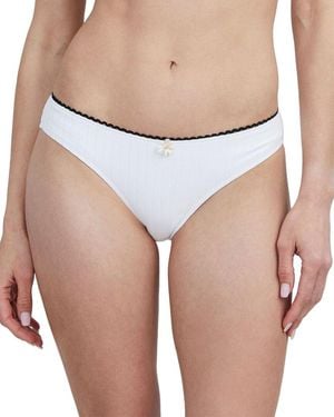Solid & Striped The Daphne Bikini Bottom - White