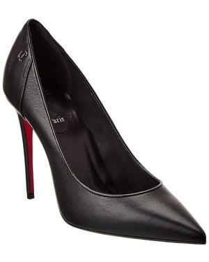 Christian Louboutin Sporty Kate 100 Leather Pump - Black