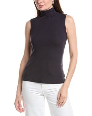 Theory Wendel Sleeveless Wool Top - Black