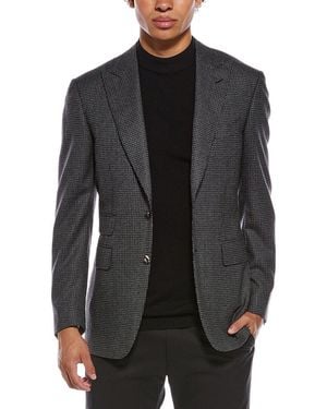 Canali Wool Blazer - Black