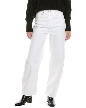 FRAME Long Barrel Jean - White