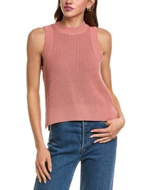 525 America Demi High Neck Tank - Red